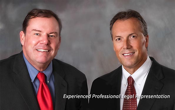 Personal injury Attorneys John L. Collins and Mario A. Pimentel. Laywers at the office of Hamel, Waxler, Allen and Collins, P.C.